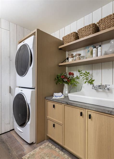 laundry dryer cabinets stenely steel|stacked washer dryer ideas.